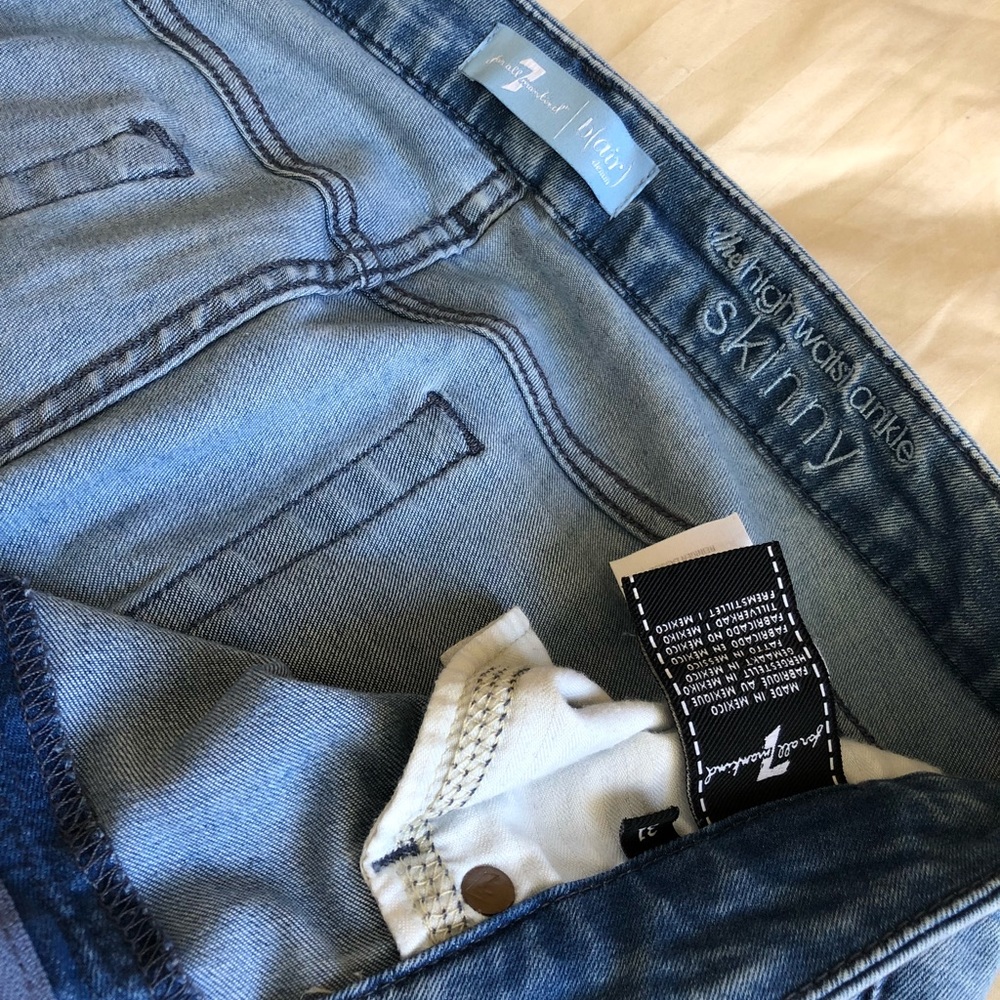 7 For All Mankind b(air) high waist jeans